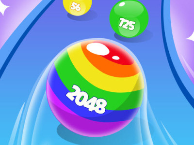2048 run gorgeous balls background