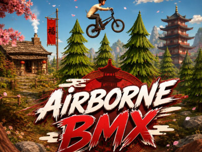 Airborne BMX background