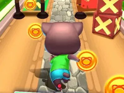 Cat Runner background