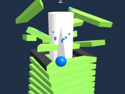 3D Ball Fall background