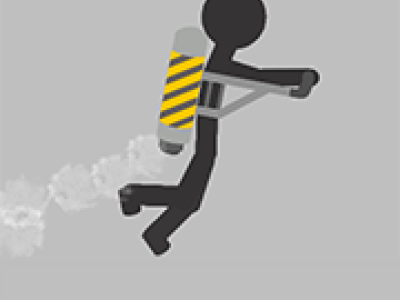 Stickman Jetpack background