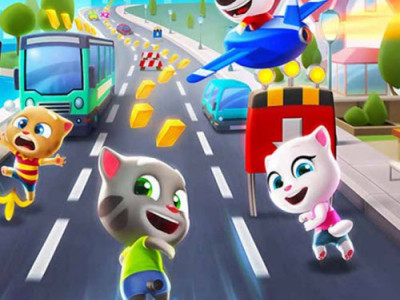 Talking Tom Run background